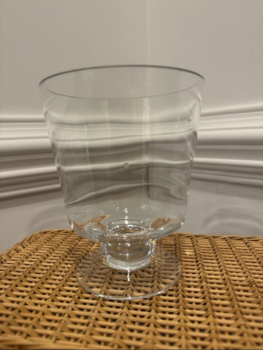 Clear Glass Trifle Vase, 6.5